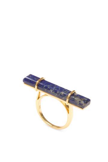 Urban Bar Ring with Lapis Lazuli