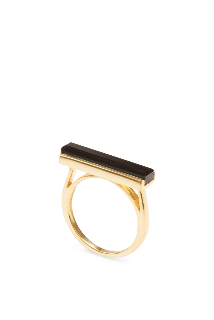 Urban Ring with Black Onyx