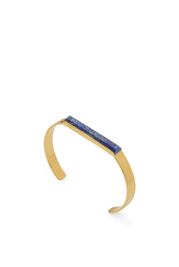 Urban Cuff Bracelet with Lapis Lazuli